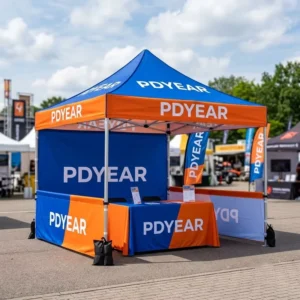 Personalized Logo Gazebo Commercial Grade Pop up Canopy Tent Waterproof 10x10ft Vendor Tents for Brewery, Beer Festival