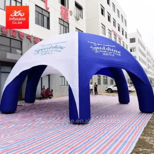Petrol Station Advertising Inflatable Camping Tent 10M Customized Color Oxford Cloth Thermal