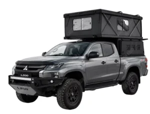 Pickup Truck Camper Hard Shell Overland Camper Rooftop Tent Sleeping Platform Four-Season Quick Automatic Opening Aluminum Shell