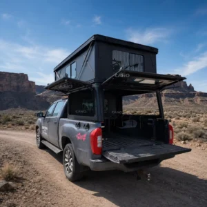 Pickup Truck Camper Roof Lift Camper Hard Shell Roof Top Tent for Off Grid Outdoor Camping