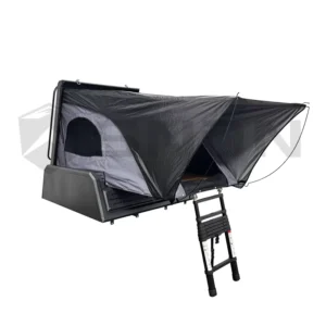 Pickup Truck Canopy Custom Logo Side Open Rooftop Tent Hard Shell Aluminum Waterproof with Roof Rack