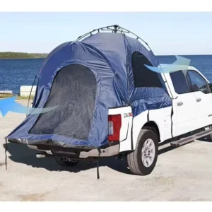 Pickup Truck Vehicle Mounted Automatic Tail Tent Double Layer Oxford Square Fabric for Camping Fishing