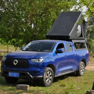 Pioneer Double Layer Hard Shell Aluminum Pop Up Roof Tent Quick Automatic Opening Waterproof Four Season Telescopic Ladder