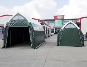 Pitched-Roof Home Storage and Car Shelter Canopy