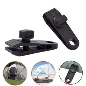 Plastic Awning Clamp Set with Thumb Screws for Tent and Tarp Fixing