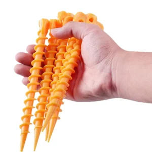 Plastic Ground Nails Tent Stakes 20cm Heavy Duty Beach Tent Pegs TP01 for Camping Canopy and Tarp