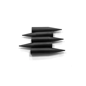 Plastic Injection-Molded Push-In Tent Peg Stake Hook for Outdoor Camping and Construction, Black