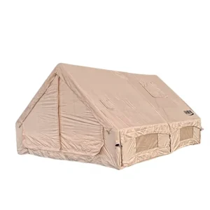 Pneumatic Double-Layer Dual-Room Air-Beam Shelter for Outdoor Hospitality