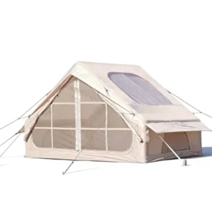Pole Free A Frame Inflatable Camping Tent Skylight Inflatable Shelter Waterproof Windproof Tent for Luxury Outdoor Glamping