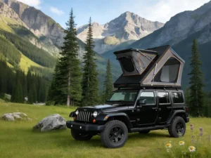 Poly Cotton 280g Tent Four Season Quick Automatic Opening 3000mm Waterproof for Offroad Camping