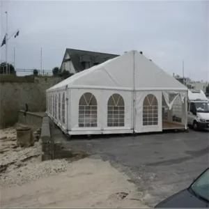 Polyester Hotel Desert Tent with Aluminum Frame and PVC Roof Garden Canopy for Outdoor Weddings and Events