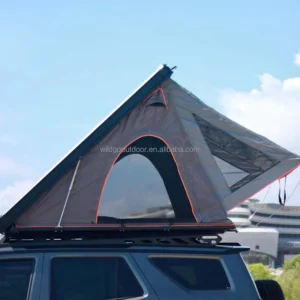 Polyester Shell Rooftop Tent with Stainless Steel Frame, 5-Person, Four-Season Waterproof, UV Resistant