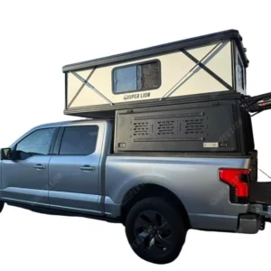 Pop Four-Season Hard Shell Truck Camper Rooftop Tent >3000mm Waterproof Rainproof Windproof One Bedroom