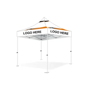 Pop Market Stall Promotional Waterproof Aluminum Alloy Gazebo Tent PVC Walls Dye Sublimation Print 3×3 10×10 Custom Canopy Cover