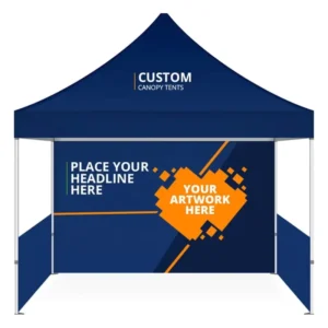 Pop Tents Canopy Outdoor Advertising Waterproof Foldable 3×3 Folding Party Canopy Aluminum Frame Trade Show Tent 420D Custom