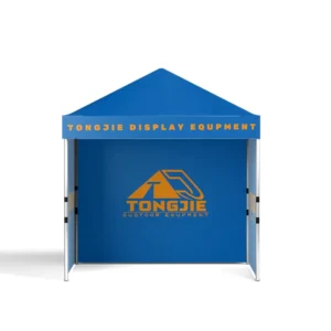 Pop Up Booth Tent Custom Design Vivid Color Tear Resistant Easy Install Outdoor Fair
