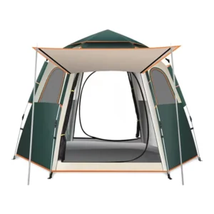 Pop-Up Family Camping Tent, 5-8 Person, Portable, Instant, Automatic, Waterproof, Windproof, for Hiking and Mountaineering
