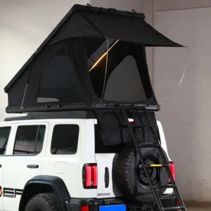 Pop-Up Family Hard Shell Aluminum Triangle Rooftop Tent with Automatic Opening