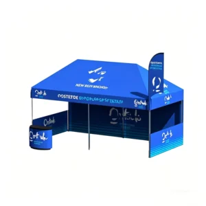 Pop-Up Foldable Portable Lightweight Canopy Vendor Tent for Outdoor Events