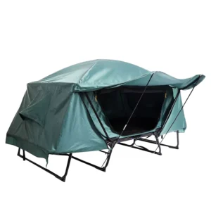 Pop-Up Off-Ground Fishing Tent Waterproof Cold-Proof Elevated Camping Shelter 1-2 Person