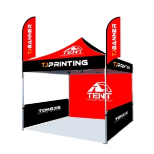 Pop Up Party Tent Custom Print Double Sided Clear Image US AU Warehouse
