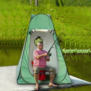 Pop Up Privacy Shower Tent Portable Outdoor Camping Bathroom Toilet Changing Dressing Room UPF40+ Waterproof
