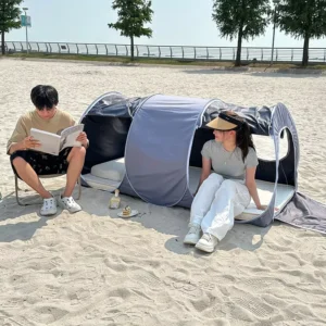 Pop-Up Solid Color Mosquito Net Home Camping Tent with Optional Bottom