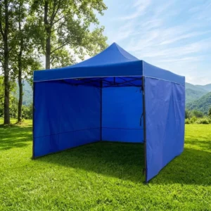Pop-Up Stretch Tent with Steel Frame, Oxford Fabric, Waterproof UV Protection, 3x3M Garden Gazebo for Outdoor Events
