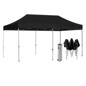 Pop-up Canopy Gazebo 10×20 Ft Tent with Aluminum Frame Outdoor Event Promotional Trade Show Tent