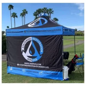 Pop-up Canopy Tent Frame Aluminum Alloy Trade Show Event Display Booth Digital Printing Logo