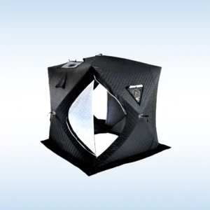Pop up Custom Outdoor Portable Square Hiking Insulated Sauna Tent Ice Cube Fishing Tent Winter Hot Tent