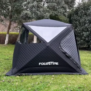 Pop up Custom Sauna Insulated Ice Fishing Winter Camping Tent Outdoor Sauna Tent With Heating Stones 6 Person