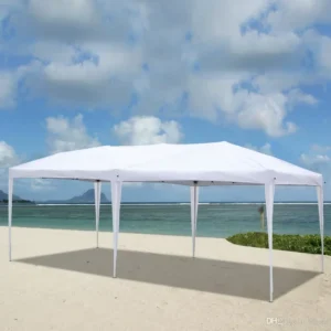 Pop up Frame Tent Printed Solid Pattern Beach Gazebo Foldable Steel with Fabric X 20 Outdoor Side Wall Sports Events 12