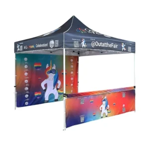 Pop up Outdoor 3X3 Custom Logo Print Canopy Tent Promo Trade Show Event Gazebo Canopy 10X10 Marquee Tent