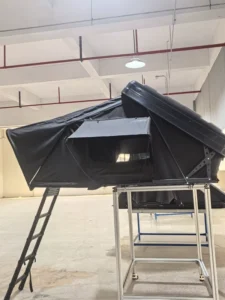 Pop up Roof Top Aluminum Luxury 2 Person Mini Truck Camper Camping Hard Shell Truck Tent with Canopy