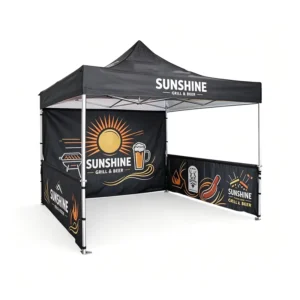 Pop up Tent 10×20 Exhibition Trade Show Canopy Custom Logo Aluminum Frame Sidewalls Heavy Duty Waterproof Outdoor Event Shelter