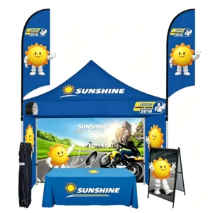 Pop up Trade Show Canopy Tents for Events Custom Exhibition Tent 10x10FT Portable Booth Heavy Duty Outdoor Shelter UV Protection