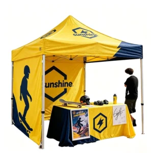 Pop up Trade Show Canopy With Sidewalls Heavy Duty Commercial Exhibition Tent 10×10 10×20 FT Custom Logo UV Protection Outdoor