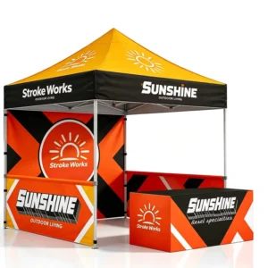 Pop up Trade Show Tent Canopy 10×10 10x20FT Exhibition Tent With Sidewalls Portable Heavy Duty Outdoor UV Protection Custom Logo
