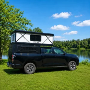 Pop up Truck Camper Aluminum Hard Shell Slide in Camper for Toyota Tacoma