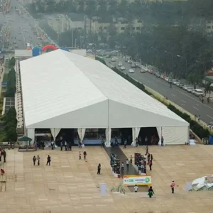 Popular Design High Quality Outdoor Tent Industrial Tent for Storage Windproof Aluminum Frame Warehouse Tent