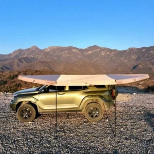 Popular Good Quality Four Season 180 Degree Fan Shaped Canopy Tent Waterproof Easy Install for Outdoor Camping Car Side Roof