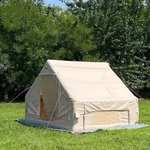 Popular Selling 12 Sqm Glamping Tents Oxford Cloth Blow up Air Tent Inflatable Tent for Camping