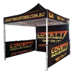 Portable 1020 40mm Hexagonal Aluminum Frame Folding Gazebo Canopy Tent for Outdoor Trade Show Events