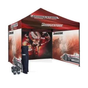 Portable 10x10ft Outdoor Canopy Tent with Custom Logo for Restaurant Events and Exhibitions