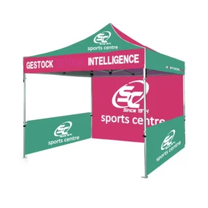 Portable 10x10ft Pop-Up Canopy Tent, Polyester, Four-Season, for Farmer Markets and Vendor Booths