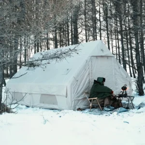 Portable 12 Sqm 600D Oxford Glamping Tent Waterproof Outdoor Air Tent for Inflatable Camping for Outdoor Adventures