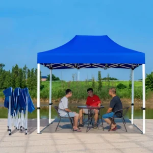 Portable 3-4 Person Waterproof Pop-Up Folding Canopy Tent with Custom Color