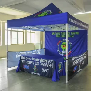 Portable 3x3m Foldable Pop up Patio Party Trade Show Tent Outdoor Event Print Advertising Tent