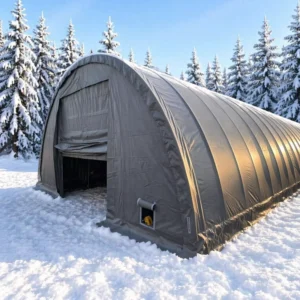 Portable 40FT Container Shelter with Anti-UV PVC Roof Cover